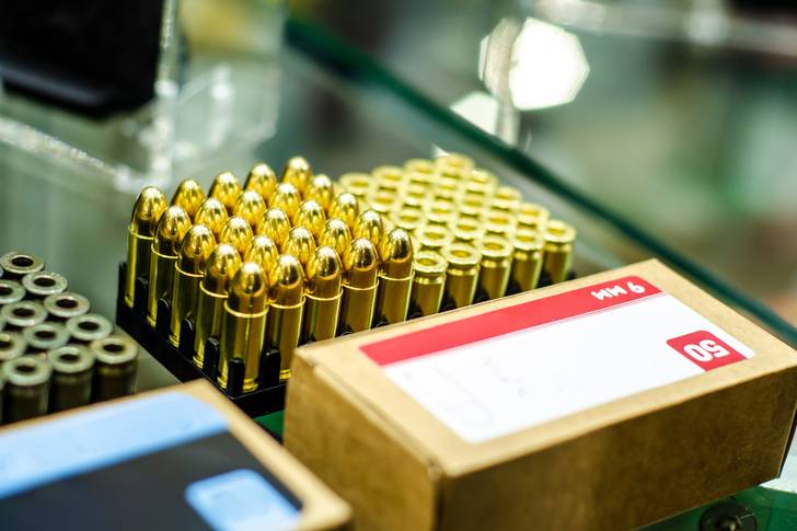 Ammunition is seen for sale at a gun shop. Until now, credit card companies didn't have a code for tracking purchases at gun stores, like they do for many other sorts of retailers. The International Organization for Standards OK'd a new code this week.